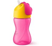 PHILIPS AVENT SCF798/02 Taza con paille 300ml 12 meses+ Rosa/Jaune