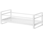 Yamazaki Jitsugyō (Yamazaki) Soporte dispensador de 1 nivel blanco aprox.. Estante de baño MIST 2234, ancho 28 x profundidad 12,5 x alto 9 cm