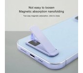 Soporte de escritorio plegable invisible de metal para iPhone, iPad, Xiaomi, Huawei y tableta, accesorios universales para iPhone. rojo