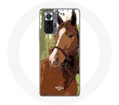 Coque pour Xiaomi Redmi Note 10 Pro Quarter Horse Marron Race de cheval