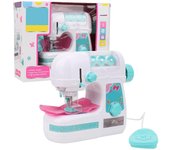 Máquina de coser eléctrica de tamaño mediano, juguete educativo interesante para niñas y niños