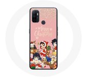 Coque pour Oppo A53 Demon slayer merry christmas affiche Anime Manga