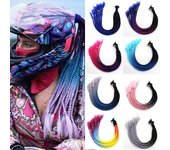 Cola de caballo trenzada de 24 pulgadas para casco de motocicleta, coleta trenzada para mujer, coleta trenzada con ventosa