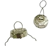 50 piezas de adornos para árbol de Navidad de oro y plata con galvanoplastia, adornos de bolas de Navidad, gorro de Año Nuevo silver-50PCS