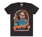 Steven Rhodes Camiseta unisex para adultos Wanna Play Chucky 3XL negro