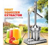 Exprimidor de prensa de acero inoxidable, herramientas para frutas y verduras, exprimidores y escariadores comerciales para el hogar, limón, naranja, Granada