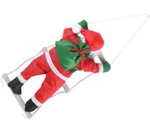 Árbol de Navidad de juguete de Papá Noel trepador, adorno colgante para interior y exterior