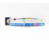 Señuelo flotante Yo Zuri Duel Hardcore Mid Diver 115 F1192-HCA (5825)