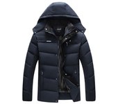 Chaquetas de terciopelo grueso de invierno para hombre, con capucha, talla grande, para exteriores XL