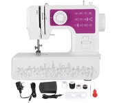 Máquina de coser doméstica eléctrica multifunción para manualidades y zurcido, 12 puntadas, 1602 (Premio  ) UK Plug