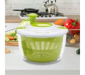 Centrifugadora de ensaladas, secadora de ensaladas, lavadora de verduras, lavadora de frutas para secar ensaladas, escurridor, colador, centrifugadora manual de lechuga