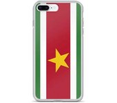 Coque iPhone - Drapeau Suriname - iPhone 8 Plus - Souple - Multicolore - Diseño único