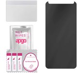 apgo Privacy Matte Hybrid protective glass compatible with LG Stylo 5, flexible nano glass, great replacement for tempered glass, scratch-resistant, f