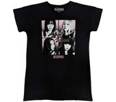 Blackpink Camisón de fotos con cuadrícula para mujer/dama L