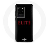 Coque pour Samsung Galaxy S20 Ultra Elite Saison 5 Logo Rouge Fond Noir