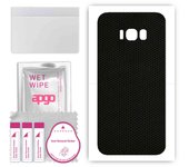 apgo Protective Skin Sticker for the back compatible with Samsung Galaxy S8 Plus, Wrap Film, Foil, Vinyl - Pattern Matrix