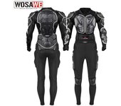 WOSAWE, chaqueta de motocicleta, pantalones para hombre, equipo de protección para Moto de carreras, armadura de Moto, pantalones de Motocross, traje de motocicleta M negro