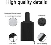 Funda impermeable para horno de pizza, tela Oxford 190T, funda protectora portátil para horno de parrilla al aire libre, accesorio para acampar al aire libre, jardín y barbacoa
