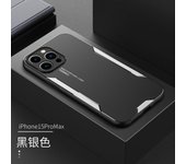 Estuche rígido con hoja de metal para Apple iPhone 15 Pro Max, 14/13/12 - Paquete completo, apto para iPhone 15 Plus iPhone 8/7