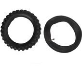 2,50?Neumático todoterreno de 10 pulgadas y cámara de repuesto para moto de cross CRF50 con válvula recta