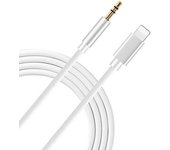 Cable de extensión de Audio Lightning a conector Jack de 3,5mm, Cable auxiliar para IPhone 11 Pro XS Max XR X 10 8 7 Plus, conector de auriculares para altavoz de coche oro rosa