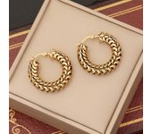 Complementos de moda, aretes de malla personalizados, aretes exagerados de acero inoxidable, aretes geométricos de metal, regalos de joyería