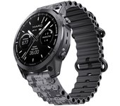 Correa de reloj de 22 mm y 26 mm para Garmin Camo Silicone Ocean Strap 5Plus 6Pro 7 Quickfit Pulsera de reloj Pulsera Fenix7X/5X/5XPlus/6X/6XPro 22mm