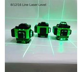 Nivel láser de alta precisión de 8/12/16 líneas, nivelación automática por infrarrojos, proyector de luz verde, herramienta de medición horizontal y vertical de 360°, nuevo