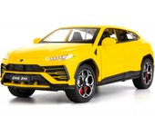 1:24 modelos de coche Lamborghini Urus, coche de juguete fundido a presión, puertas abiertas, luz y sonido, juguetes para niños, regalos para niños y adultos 1:24-Size:21.5*8.7*6.2cm negro