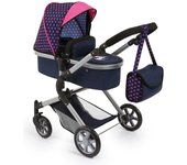 Cochecito de Muñecas Reig Combi Neo Pro Azul Marino 63 cm