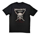 Megadeth Camiseta de algodón unisex para adultos con espadas cruzadas M