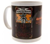 Taza con la carta del Demogorgon de Stranger Things 4 One Size negro