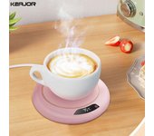 Calentador de tazas USB Calentador de tazas eléctrico Calentador de tazas para café, leche, té, agua Almohadilla térmica Posavasos Calentador de tazas para el hogar y la oficina Calentador de tazas verde