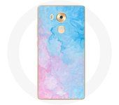 Funda para Huawei Mate 8 Fondo Azul Rosa