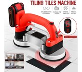 Máquina de azulejos portátil de 21V, vibrador de azulejos de 60-120mm, ventosa, herramienta de nivelación automática ajustable para suelo