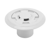 Desagüe de salida de desbordamiento de agua de piscina de plástico, accesorios de descarga de piscina