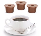 Accesorios de repuesto para taza con filtro de cápsula de café reutilizable y rellenable para taza con filtro de café portátil Caffitaly