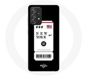 Coque pour Samsung Galaxy A52 Billet d'avion New York