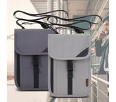 Bolsa para pasaportes Aplicación amplia Nylon Resistente al desgarro azul oscuro