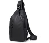 Nuevo bolso de pecho para hombre, elegante y sencillo, bolso de hombro de negocios, bolso de mensajero de viaje resistente al desgaste azul