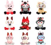 Muñeco de peluche de gato de dibujos animados de Hazbin Hotel Hell Inn Fan