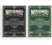 Baraja Bicycle verde/negra de naipes nacionales de Theory11 Juegos de cartas Trucos de magia verde