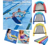Silla flotante portátil de malla para piscina, hamaca acuática para adultos y niños, para nadar S verde