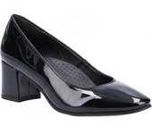 Hush Puppies Mujeres/Señoras Anna Zapatos de salón de cuero 4 UK negro