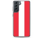 Coque Téléphone Drapeau de l'Autriche Samsung Galaxy S21