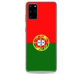 Coque Téléphone - Samsung - Galaxy S21 - Drapeau Portugal - Souple - Multicolore