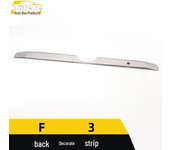 Moldura trasera de acero inoxidable antiarañazos para portón trasero BYD F3 Bright surface 1 piece