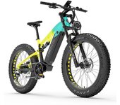 LANKELEISI Bicicleta eléctrica RV800 48V 20AH 750W BAFANG Motor Bicicleta eléctrica 26*4,0 pulgadas Neumático ancho 150km Batería de litio Samsung 750W48V20AH
