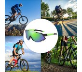 Polarized Sports Hombres Mujeres Gafas de sol Gafas de ciclismo de carretera Bicicleta de montaña Bicicleta Protección de conducción Gafas Gafas