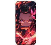 Coque maniacase pour Samsung Galaxy A8 2018 Demon Slayer Nezuko Kamado Manga anime